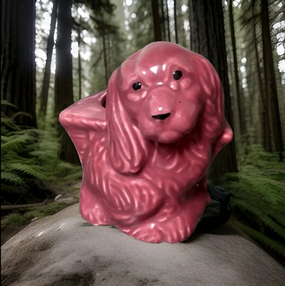 Shawnee pottery vintage Puppy planter